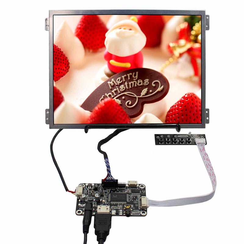 VSDISPLAY 10.4" 10.4 Inch 1024x768 600nit IPS LCD Screen VS104T-004A with Audio LCD Controller Board - Image 1